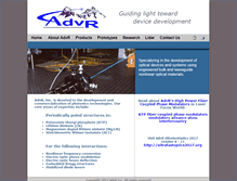 Tablet Screenshot of advr-inc.com